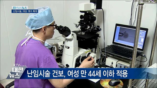 45세 이상 여성 난임시술 건보 적용··· 횟수도 확대
