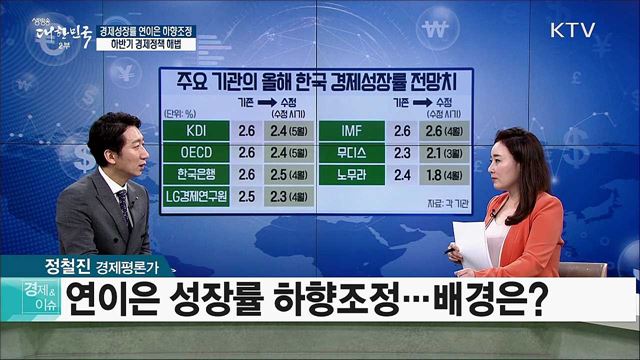 경제성장률 연이은 하향조정 하반기 경제정책 해법