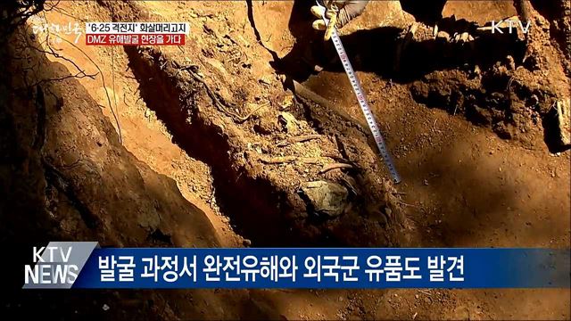 DMZ 화살머리고지 유해발굴 현장을 가다