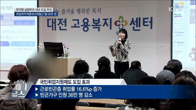 한국형 실업부조 도입···폐업 자영업자도 월 50만 원