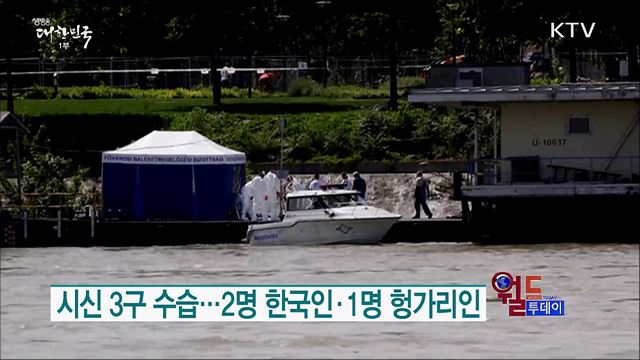 다뉴브강 수위 높아져 '인양 지연' [월드 투데이]