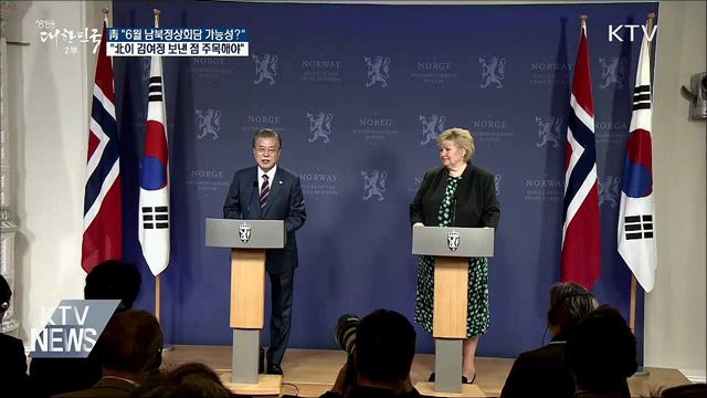 6월 남북회담 열릴까? "北, 김여정 보낸 점 주목"