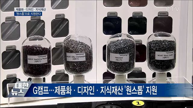 제품화·디자인·지식재산 '원스톱'으로 지원