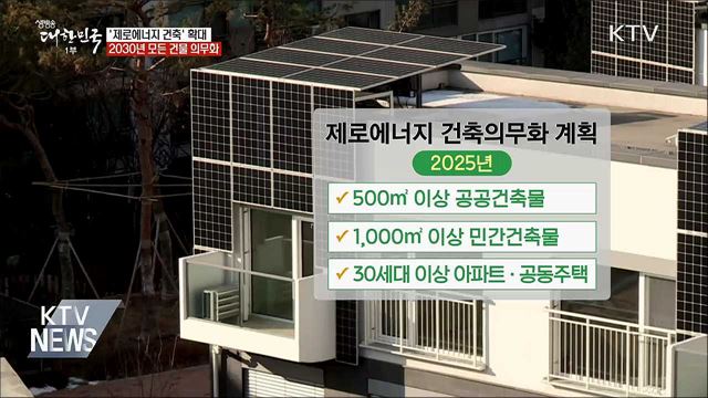 내년부터 '제로에너지 건축' 단계적 의무화 추진