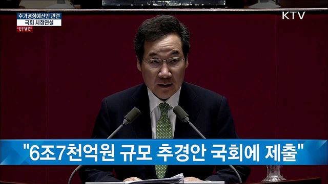 추가경정예산안 관련 국회 시정연설