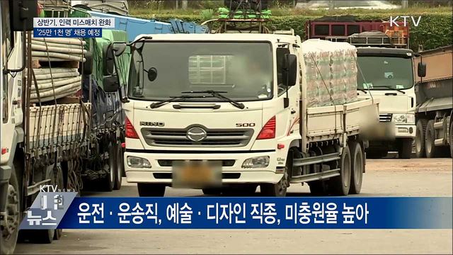 '운전·운송·사무직 등' 인력 충원···25만 명 뽑는다