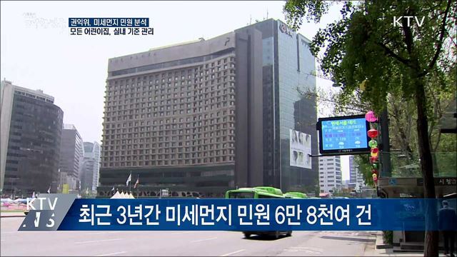미세먼지 민원 분석···개선안 마련