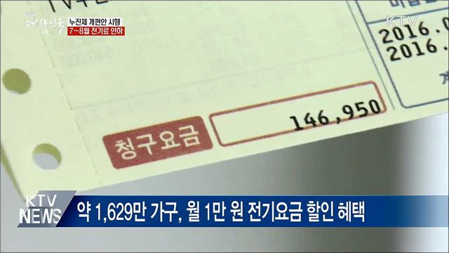 누진제 개편 이달부터 시행···월 1만 원 할인