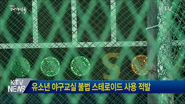 유소년 야구교실 불법 스테로이드 사용 적발