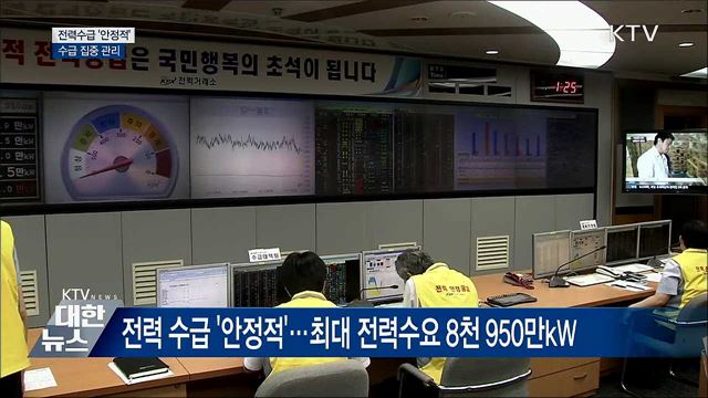 올여름 폭염 가능성 낮아···전력 수급 '안정적'