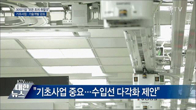 대기업들 "日 수출 규제, 모든 조치 취하겠다"