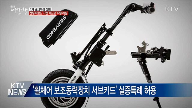 전동킥보드 자전거도로 달린다···4차 규제특례 심의