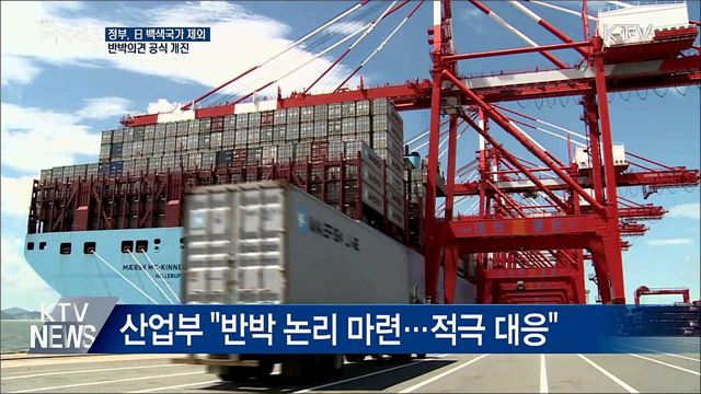 "日 백색국가 제외 반박 의견 개진"