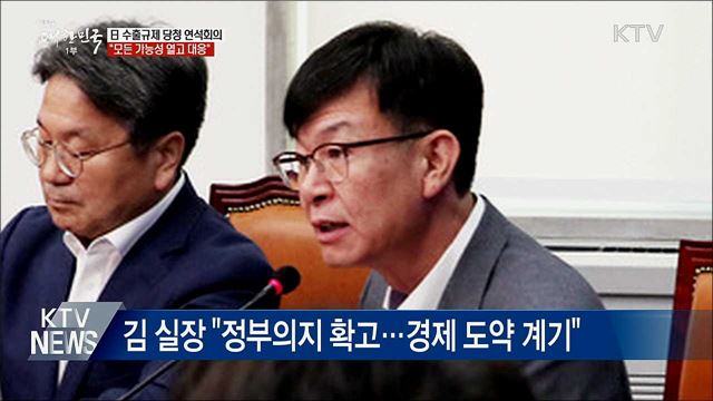 당청 "日 수출 규제 모든 가능성 열고 대응" 