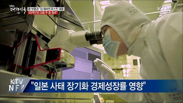 홍 부총리 "日 화이트리스트 제외 대응, 다음 주 정리"