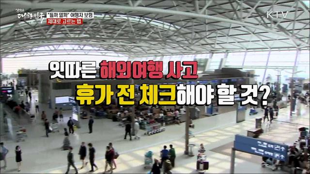 '들까 말까' 여행자 보험 제대로 고르는 법 [정책톡! 돈이툭!]