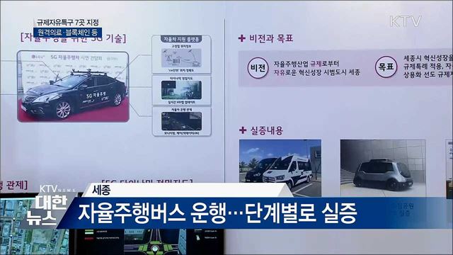 원격의료·블록체인 등 '규제자유특구' 7곳 지정