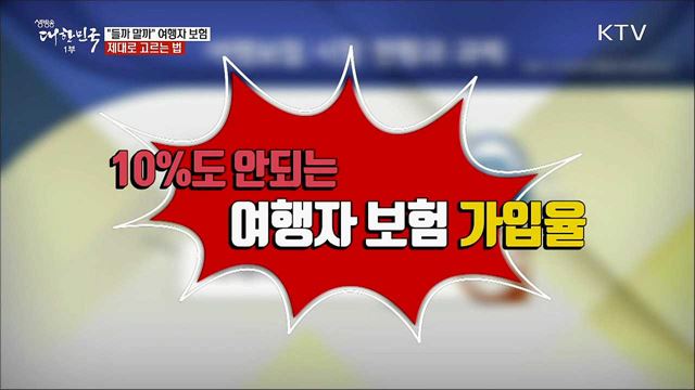 '들까 말까' 여행자 보험 제대로 고르는 법 [정책톡! 돈이툭!]