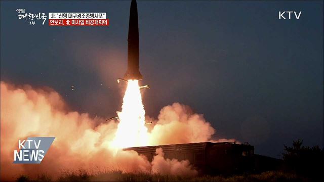 北 "신형 대구경조종방사포"···안보리 비공개회의