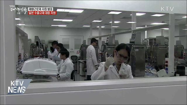 재량근로제 지침 발표···일본 수출규제 대응