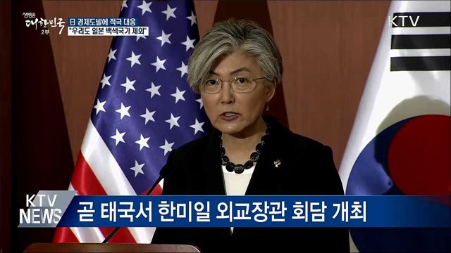 경제도발 적극 대응···"우리도 백색국가서 日 제외"