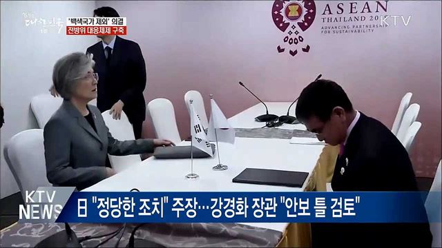 '백색국가 제외' 의결···전방위 대응체제 구축