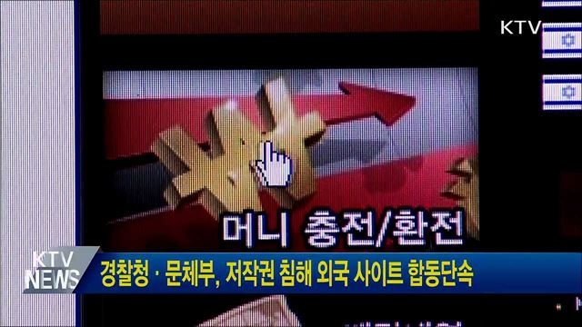 경찰청·문체부, 저작권 침해 외국 사이트 합동단속