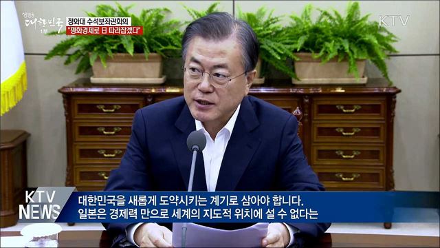"평화경제로 일본 우위 따라잡겠다"