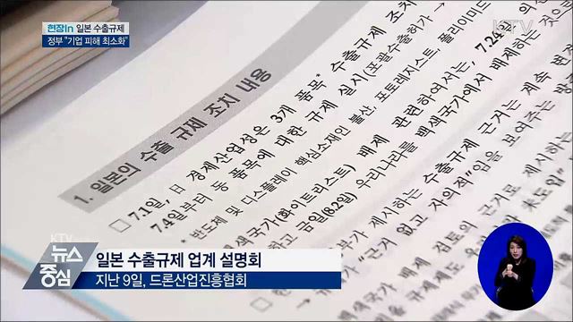 일본 수출규제···정부 "기업 피해 최소화" [현장in]