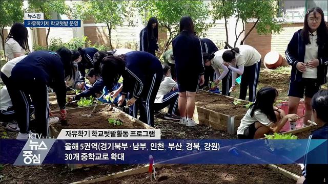 자유학기제 학교텃밭 운영 [뉴스팜]