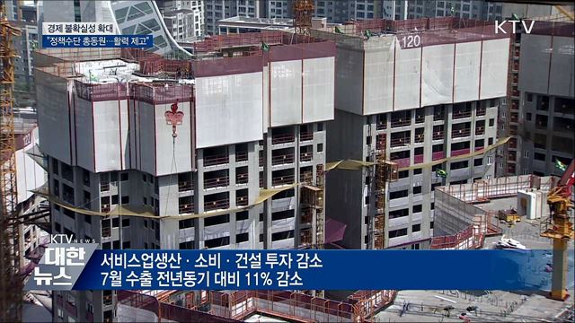 "불확실성 확대···모든 정책수단으로 활력 제고"