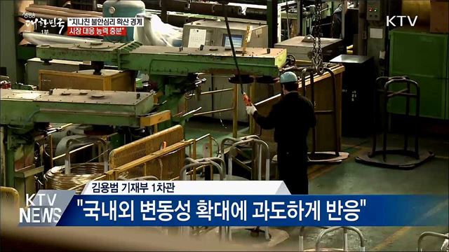 "지나친 불안심리 확산 경계···대응 능력 충분"