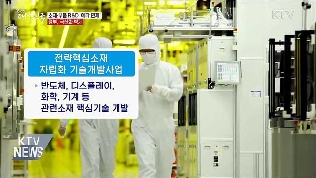 핵심 기술·소재 국산화 앞당긴다···R&D 예타 면제
