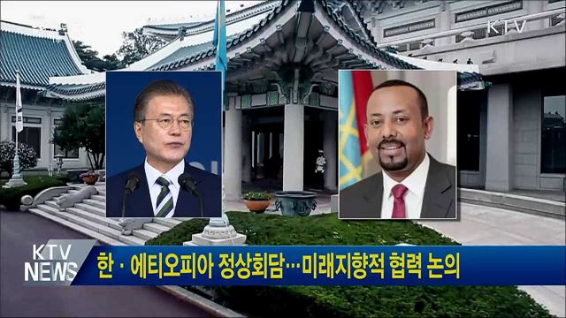 한·에티오피아 정상회담···미래지향적 협력 논의