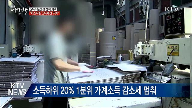 "소득주도성장 통한 가계소득 증가세 지속"