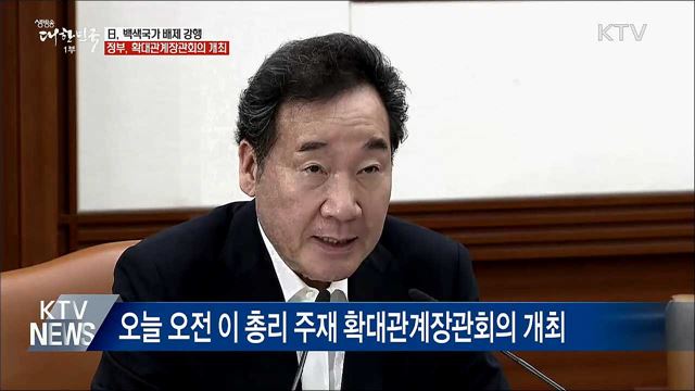 日, 백색국가 배제 강행···정부, 대응책 논의