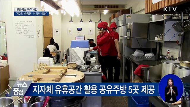 내년 예산 특색사업···"제2의 백종원·이강인 육성"