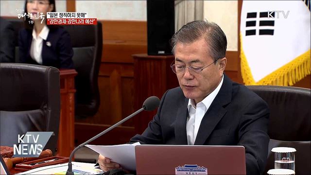 "일본 정직해야···강한경제·강한나라 예산"