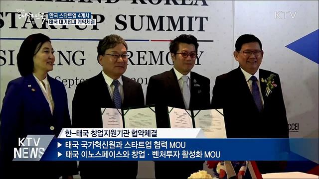 한국 스타트업 4개사 태국 대기업과 계약체결