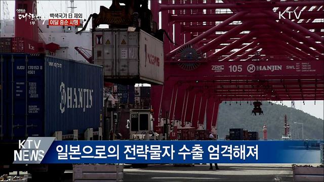 이달 중순 백색국가서 일본 제외 시행될 듯