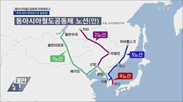 "동아시아철도공동체, 세계 최대 경제권 될 것"