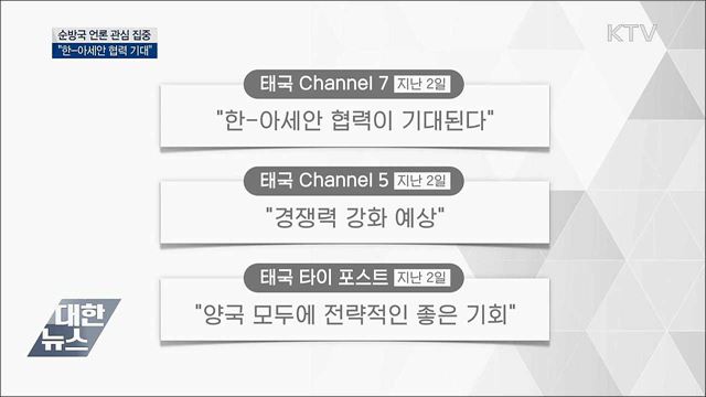 순방국 현지 언론 큰 관심···"협력 기대"