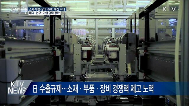 소재·부품·장비 R&D 예산 확대···산학연 협력 강화