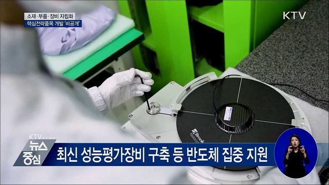 소재·부품·장비 자립화···핵심전략품목 개발 '비공개'