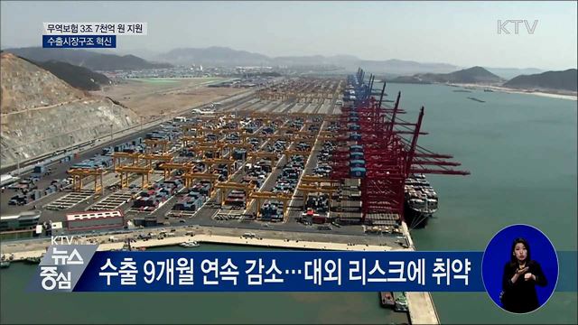 무역보험 3조 7천억 원 지원···수출시장구조 혁신