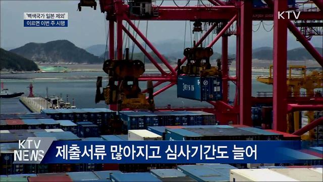 '백색국가서 일본 제외' 이르면 이번 주 시행