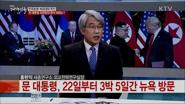 문 대통령 유엔총회 참석, 한반도 비핵화 진전 과제는?