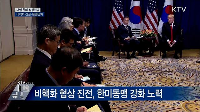 내일 한미 정상회담···비핵화 진전·동맹강화