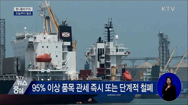 한-중미 FTA 오늘부터 발효