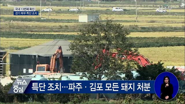 국내 13번째 확진···경기 북부 특단 조치